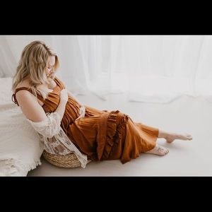 Free people Santa Maria maxi dress - rust